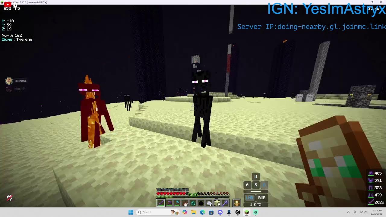 Beating The Ender Dragon On My Minecraft Server 1.21.1+ PART 2