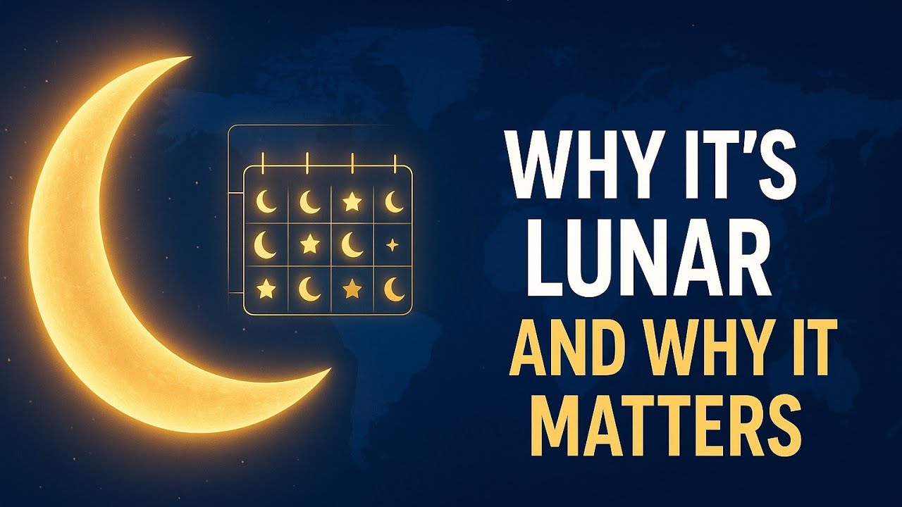 Why the Islamic Calendar Is Lunar — and Why It Matters More Than You Think 🌙