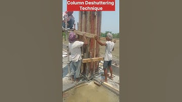 Column Deshuttering Construction||#shorts #virals #trendings #reels #column #yt #short #shortsvideo