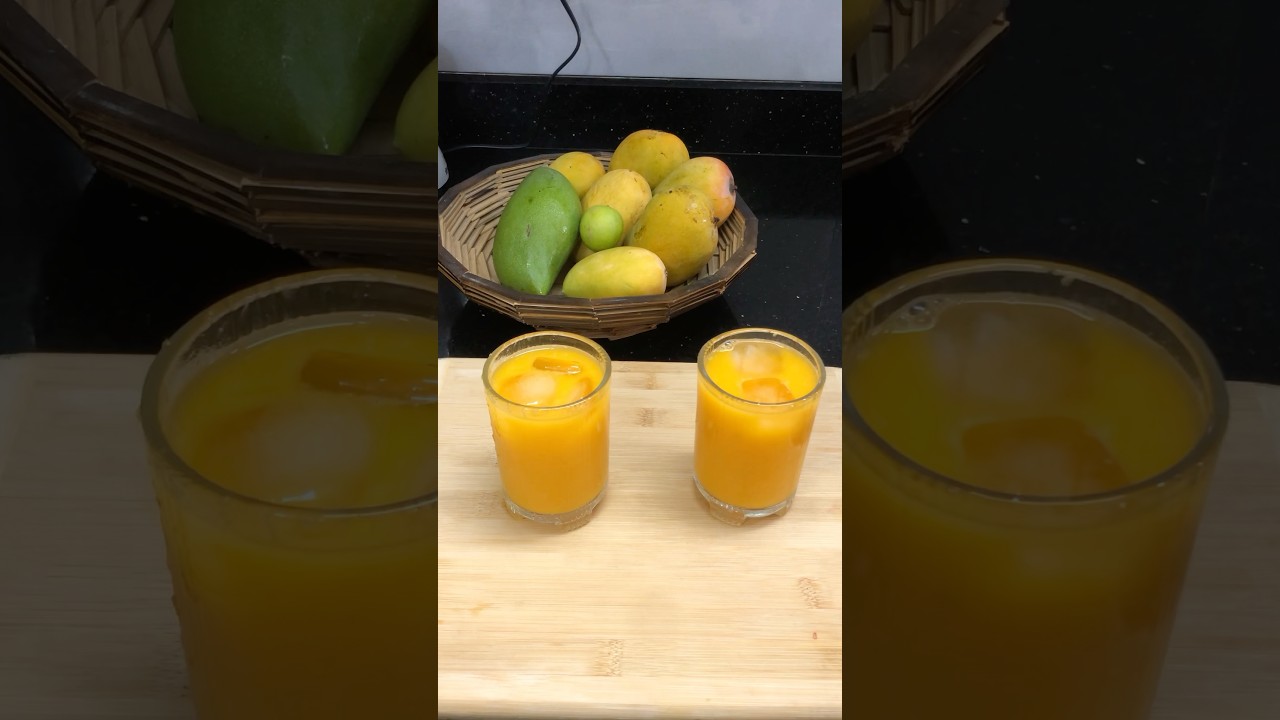 Homemade mango juice | homemade maaza 