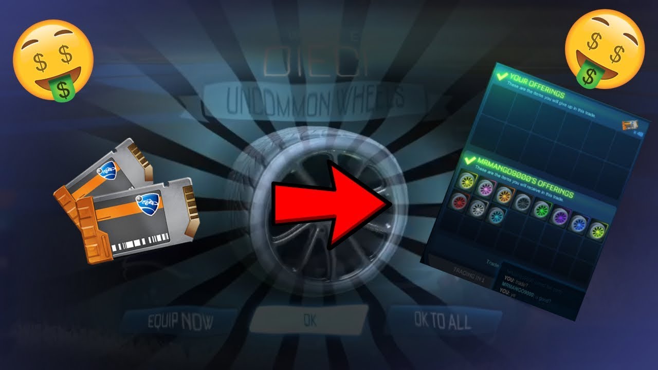 BUYING FULL DIECI SET FOR GOOD PROFIT!! (Rocket League Rich Trading Montage EP 38)