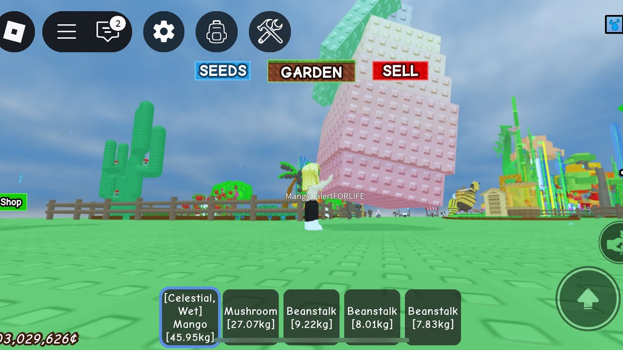 Mängime Grow a gardenit 👩‍🌾