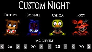 NEW Five Nights Before Freddy's 2 CUSTOM NIGHT (NIGHT 7)