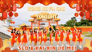 GONG XI FA CAI TONIGHT (恭喜发财 Tonight) ||Line Dance|| Choreo Yuli (INA) || Demo SLD & Jie Mei Kai Xin