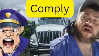 Does a truck driver have to participate in a road side Inspection? Wealth