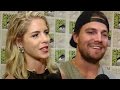 Arrow Cast Talks "Olicity" Sex Scene & Felicity/Oliver Dating Future - Comic Con 2015