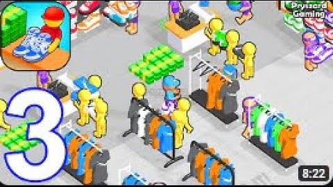 Outlets Rush - Gameplay Walkthrough Part 3 Idle Mall Manager (iOS, Android)