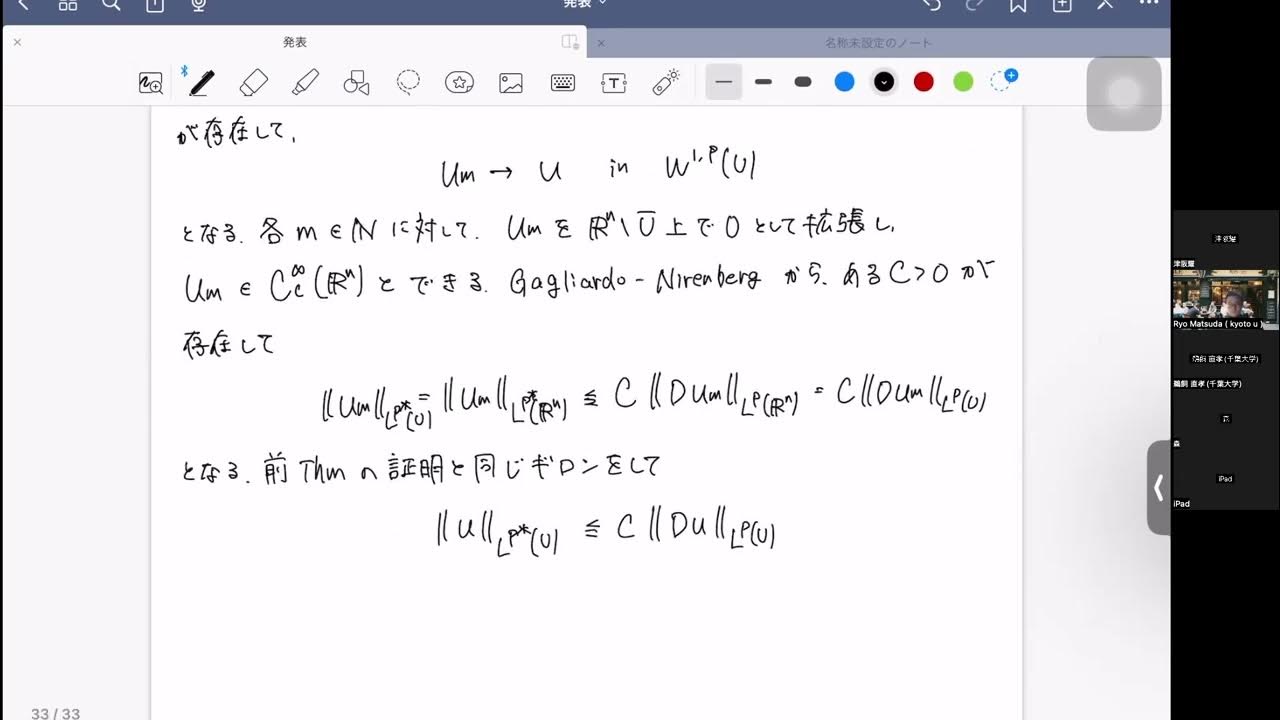 ソボレフの埋め込み定理 1/3 YouTube