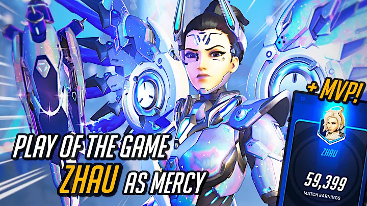 Play Of The Game With Mercy's FIXED Iridescent Mythic! ✨ Stadium Gameplay - Overwatch