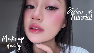 Soft Rosy Makeup Tutorial | Everyday Soft Glam | Chill Makeup