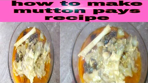 How To Make  Mutton Paya Ki Recipe By Cooking With...