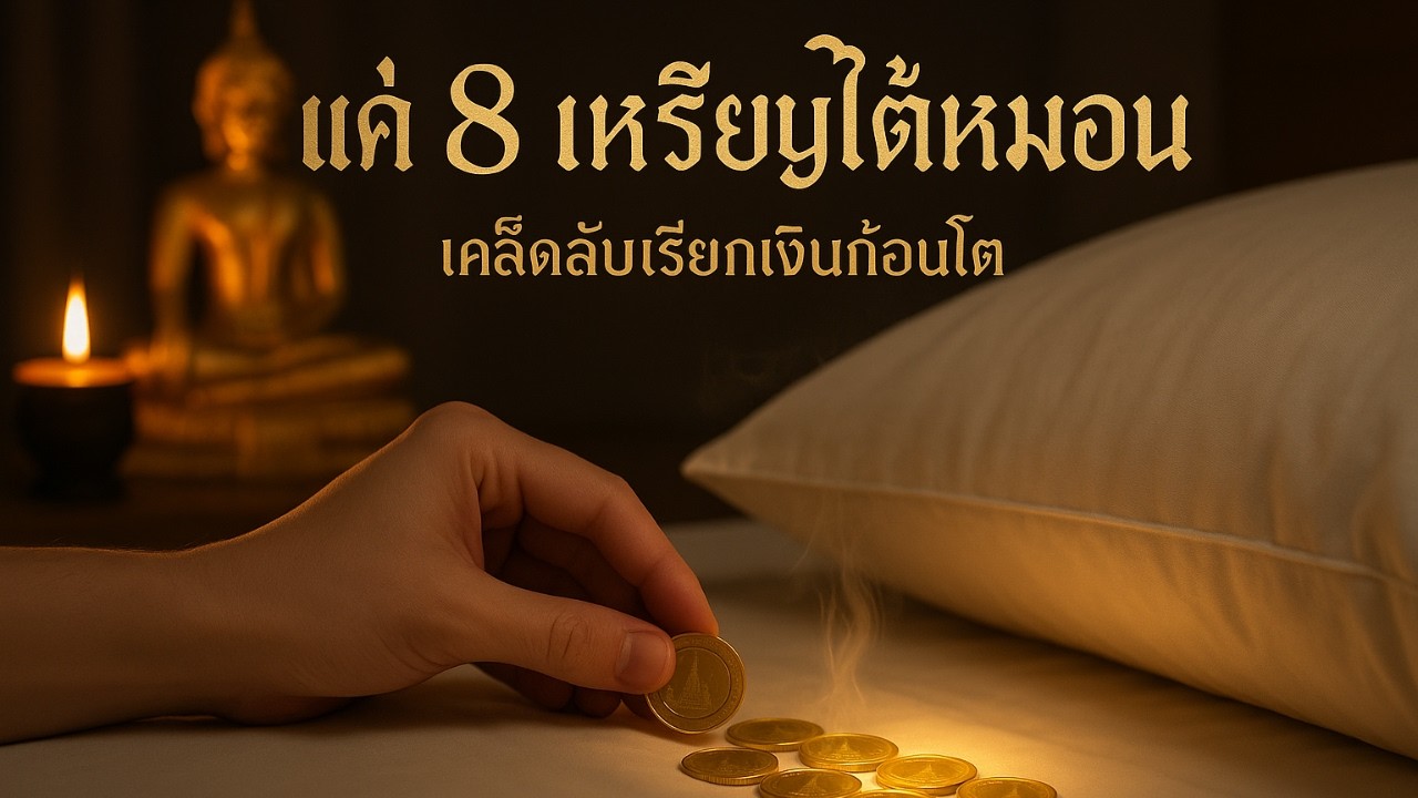 เงินขาดมือ? หนี้ท่วมหัว? | ลองทำ 'สิ่งนี้' คืนเดียวรู้เรื่อง | เคล็ดลับโบราณ 8 เหรียญใต้