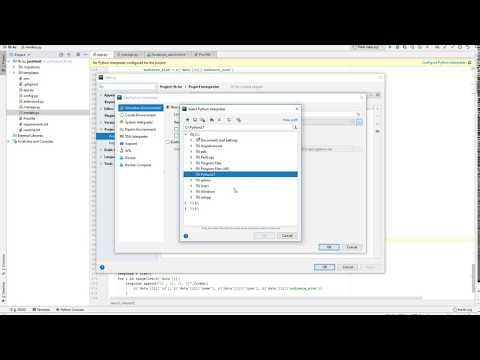 How to create Python Flask/Django Virtual Environment and configure project using python