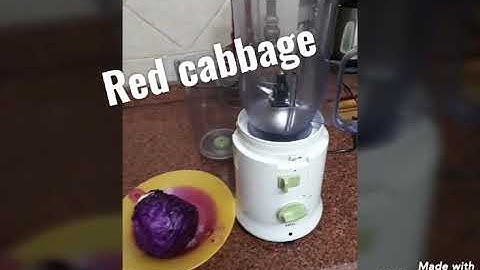 How to make natural indicator using red cabbage step by step👌