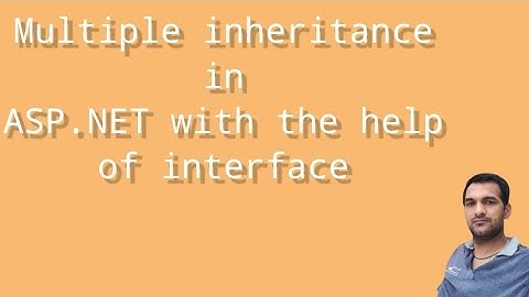 multiple inheritance in asp.net with the help of interface