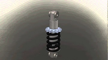 Shock Absorber - Animation in SolidWorks
