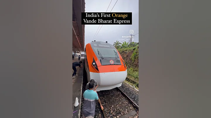 India’s FIRST ORANGE VANDE BHARAT EXPRESS | MOST LUXURIOUS TRAIN OF INDIA 😍😍 - DayDayNews