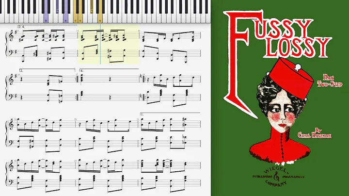 My piano solo of Fussy Flossy by Charles Hagedon (...