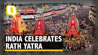 From Puri To Delhi, Devotees Celebrate Jagannath Rath Yatra - The Quint