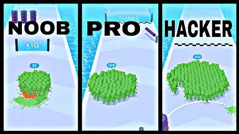 COUNT MASTER: CROWD RUNNER 3D 😀 NOOB vs PRO vs HACKER | TSVR GAMING