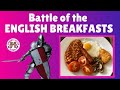 English Breakfast Reviews - American tries Black Pudding #fullenglishbreakfast