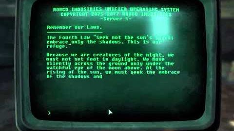 Fallout 3 Walkthrough - Pip Boy and Terminal #14 - The Family