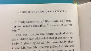 "A Series of Unfortunate Events: The Bad Beginning," Chapter One