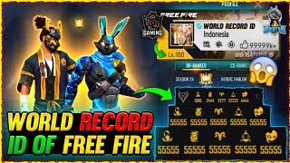 TOP 5 WORLD RECORD OF FREE FIRE⚡⚡-  Part 25