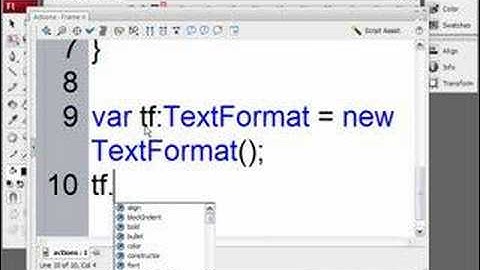 TUTORIAL Flash - Formatting Dynamic Text