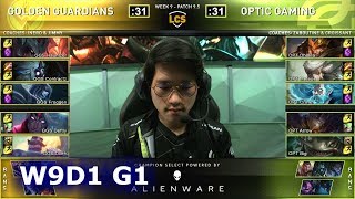 GGS vs OPT | S9 LCS Spring 2019 Week 9 Day 1 | Golden Guardians vs OpTic Gaming W9D1