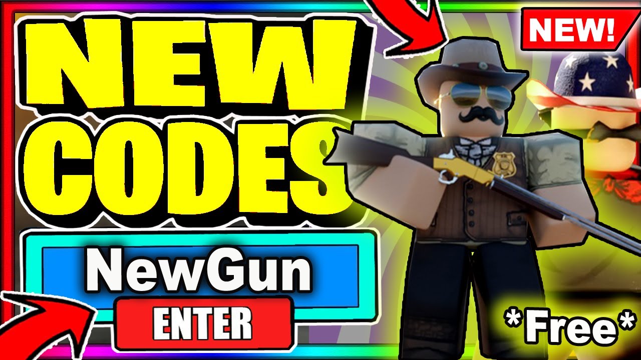 All New Secret Codes Roblox Shoot Out New Gun Update Youtube - roblox code all guns