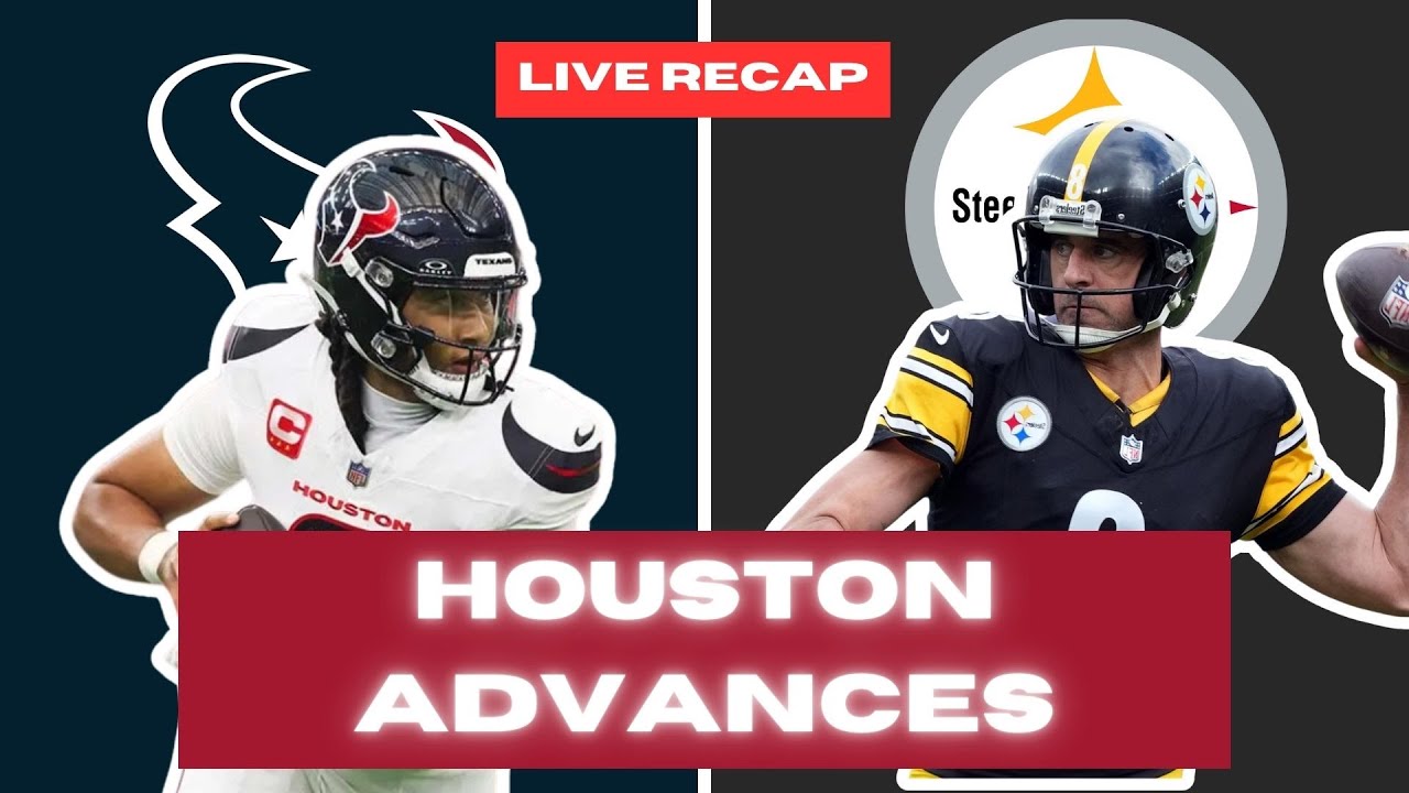 Steelers Score 6 POINTS In Playoff Loss | Texans vs Steelers LIVE Recap 🔴