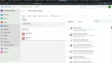 Task groups in Azure DevOps