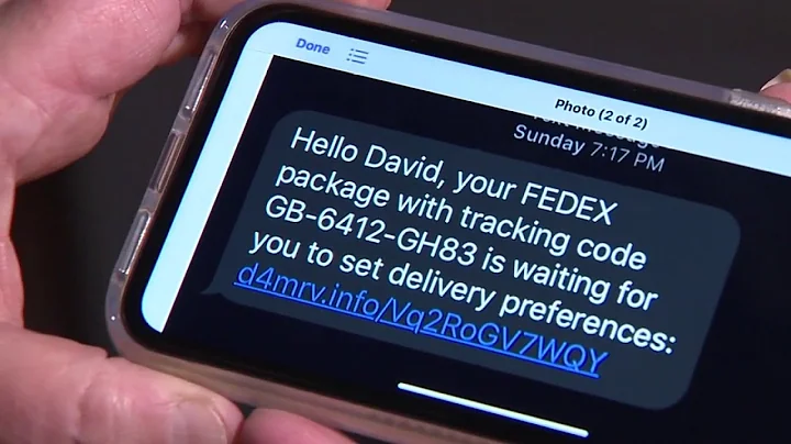 That unexpected text about a FedEx package is likely a scam