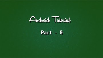 #android #androidtutorial Android Tutorial Lesson 9   Intent Activity