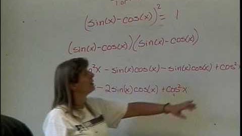 Verifying Trigonometric Identities (part 3)