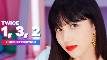 TWICE - 1, 3, 2 (JEONGYEON, MINA, TZUYU) | Line Distribution