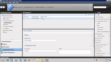 Creating a New Configuration Item Class in System Center Service Manager