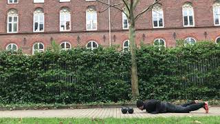 Dumbbell Facing Burpees