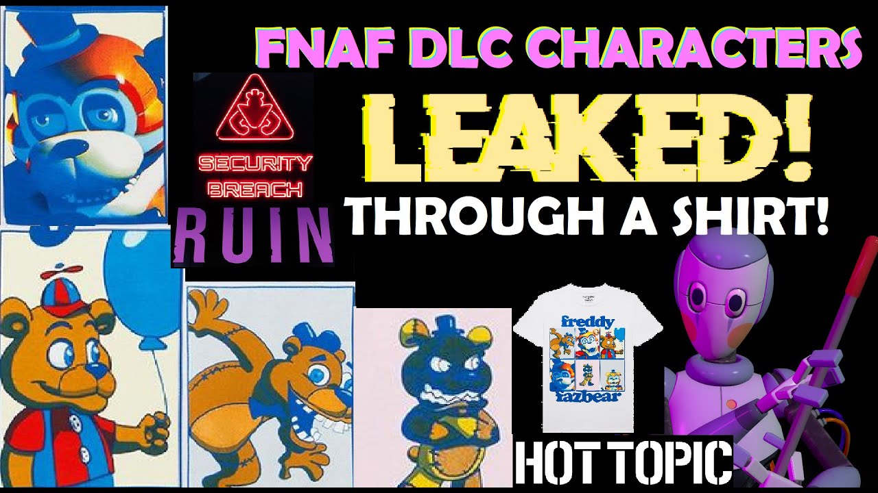 Five Nights at Freddy's: Security Breach Ruin DLC Tee T-Shirt FNAF