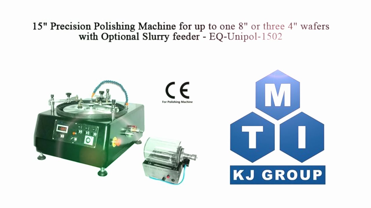 8 Precision Auto Lapping and Polishing Machine with two work stations -  EQ-Unipol-802