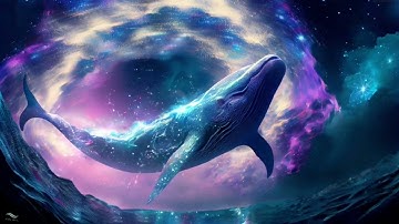 ​2 Hours | 🐋 Cosmic Whale: Deep Space Ambient Music for Sleep, Meditation & Focus