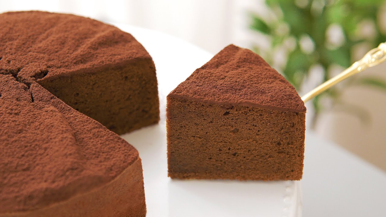 Chocolate Almond Cake Recipe ✿ Tender and fluffy almond flour chocolate cake