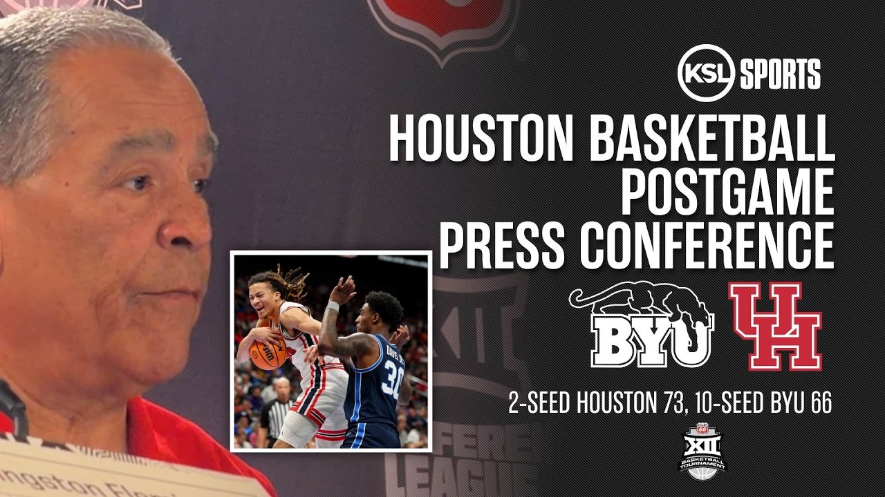 Houston's Kelvin Sampson, Kingston Flemings, Emmanuel Sharp after win ...