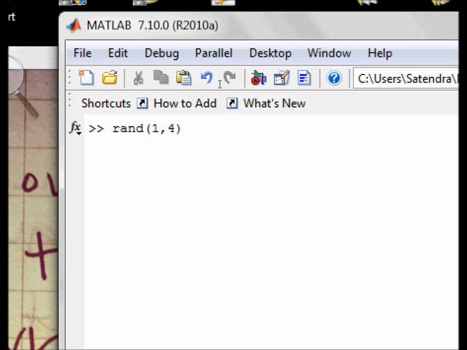 Solved 1) Write the MATLAB code to generate a random number