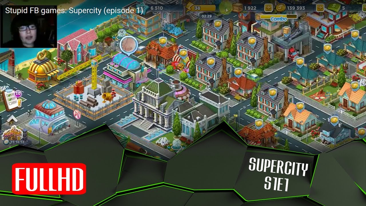 Stupid FB games: Supercity (episode 1)