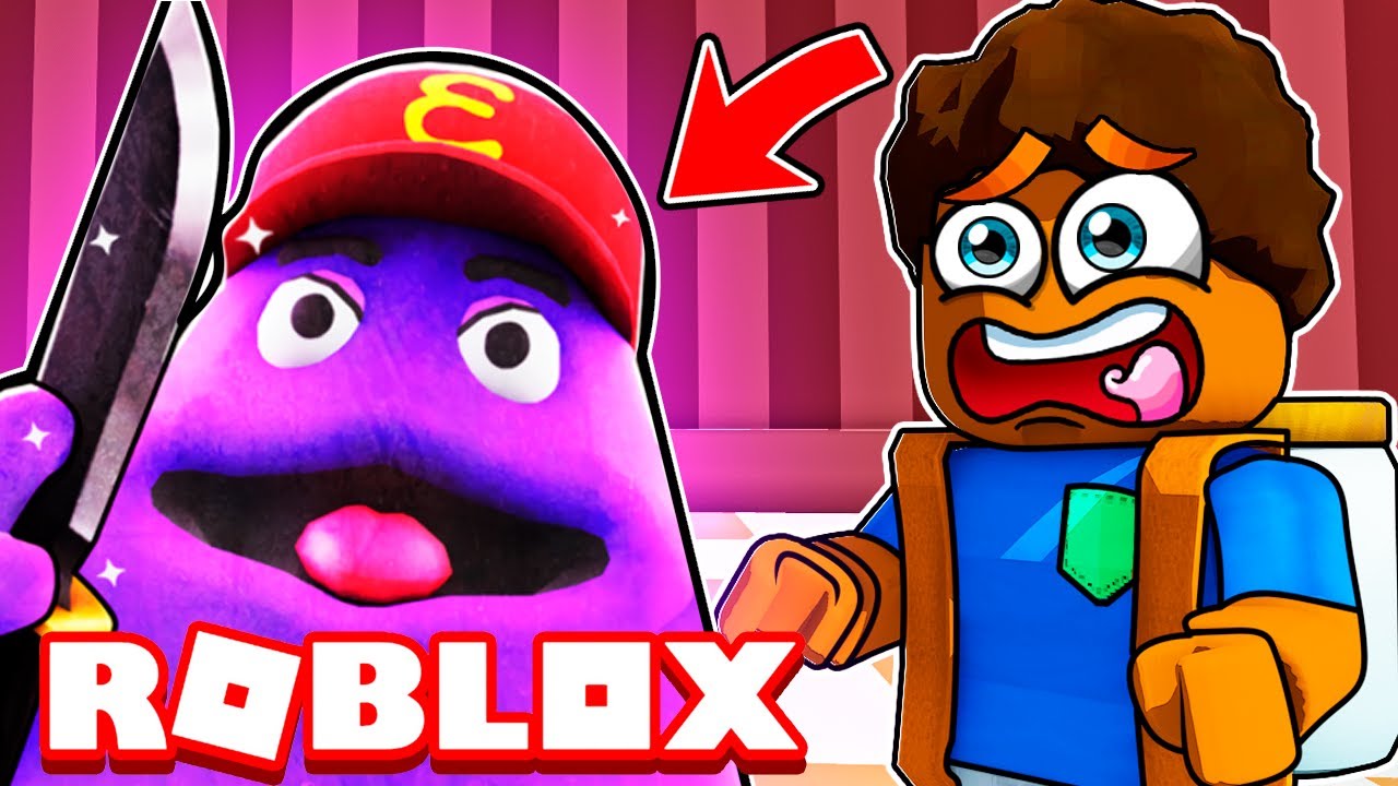 BEBI O GRIMACE SHAKE E ISSO ACONTECEU (Grimace Roblox) 