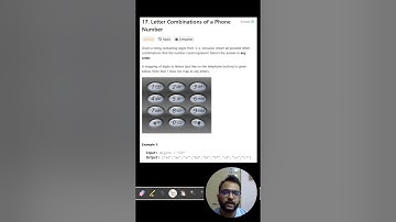 LeetCode 17: Letter Combinations of a Phone Number  #leetcode #python #learning