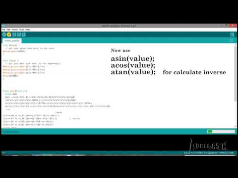 arduino  inverse trigonmetric function arcsin, arccos, arctan