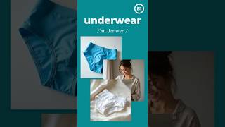 How To Pronounce Underwear Correctly Shadowing Practice